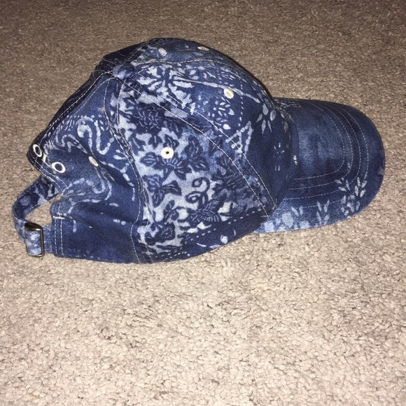Polo Ralph Lauren Bandanna Print Baseball Hat Cap Strapback Moroccan Indian mens - Picture 5 of 8